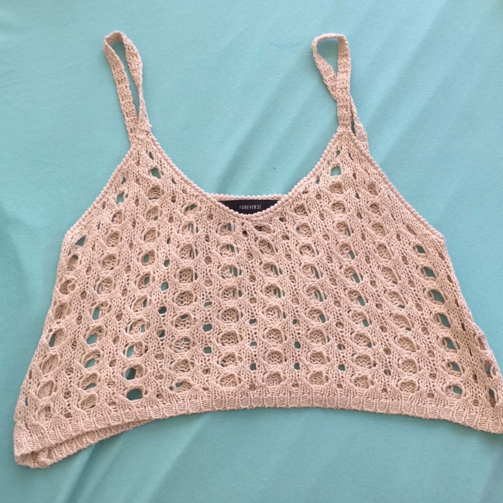 Crochet crop top
